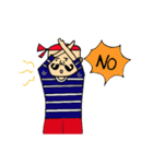 Sailor mustache man（個別スタンプ：4）