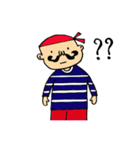Sailor mustache man（個別スタンプ：15）