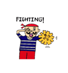 Sailor mustache man（個別スタンプ：21）