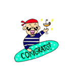 Sailor mustache man（個別スタンプ：26）
