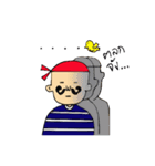 Sailor mustache man（個別スタンプ：27）