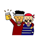 Sailor mustache man（個別スタンプ：28）