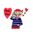 Sailor mustache man（個別スタンプ：35）