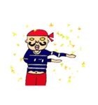 Sailor mustache man（個別スタンプ：36）