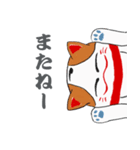 赤座布団上の招き猫（個別スタンプ：39）