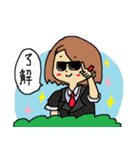 The amazing life of a lovely student（個別スタンプ：14）