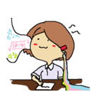 The amazing life of a lovely student（個別スタンプ：33）
