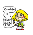 The amazing life of a lovely student（個別スタンプ：34）