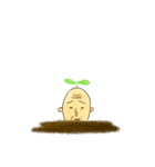 謎の芽ぬいたらじじいでてきた（個別スタンプ：3）