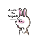 Undulbit the cute rabbit（個別スタンプ：3）