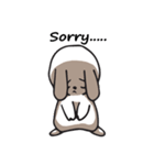 Undulbit the cute rabbit（個別スタンプ：4）