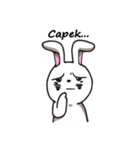 Undulbit the cute rabbit（個別スタンプ：8）