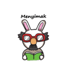 Undulbit the cute rabbit（個別スタンプ：12）