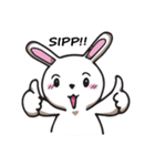 Undulbit the cute rabbit（個別スタンプ：13）