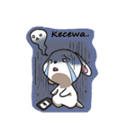 Undulbit the cute rabbit（個別スタンプ：18）