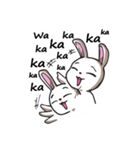Undulbit the cute rabbit（個別スタンプ：20）