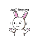 Undulbit the cute rabbit（個別スタンプ：21）