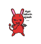 Undulbit the cute rabbit（個別スタンプ：24）
