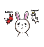 Undulbit the cute rabbit（個別スタンプ：31）