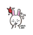 Undulbit the cute rabbit（個別スタンプ：32）