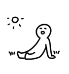 WHITE SMILE MAN（個別スタンプ：3）