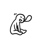 WHITE SMILE MAN（個別スタンプ：5）
