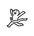 WHITE SMILE MAN（個別スタンプ：10）