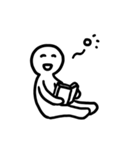 WHITE SMILE MAN（個別スタンプ：12）