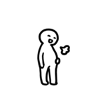 WHITE SMILE MAN（個別スタンプ：15）
