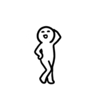 WHITE SMILE MAN（個別スタンプ：16）