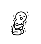 WHITE SMILE MAN（個別スタンプ：18）