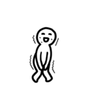 WHITE SMILE MAN（個別スタンプ：20）