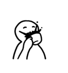 WHITE SMILE MAN（個別スタンプ：24）