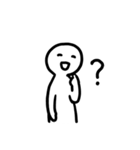 WHITE SMILE MAN（個別スタンプ：25）
