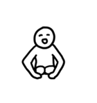 WHITE SMILE MAN（個別スタンプ：29）