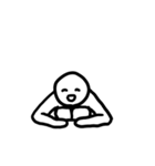 WHITE SMILE MAN（個別スタンプ：30）