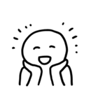 WHITE SMILE MAN（個別スタンプ：37）