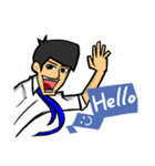 fighting-new people（個別スタンプ：1）