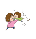ラブラブ親子の日常（個別スタンプ：15）