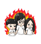 3 Burning.. Lisa Wong（個別スタンプ：32）