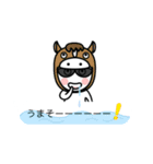グラサンしろー4 【吹き出し編】（個別スタンプ：9）