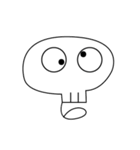 Sticker Skull（個別スタンプ：8）