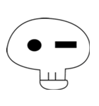 Sticker Skull（個別スタンプ：15）
