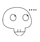 Sticker Skull（個別スタンプ：20）