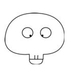 Sticker Skull（個別スタンプ：22）