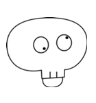 Sticker Skull（個別スタンプ：23）