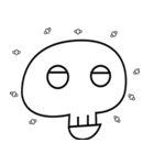 Sticker Skull（個別スタンプ：24）
