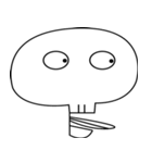 Sticker Skull（個別スタンプ：26）