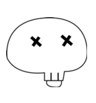 Sticker Skull（個別スタンプ：28）