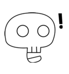 Sticker Skull（個別スタンプ：34）